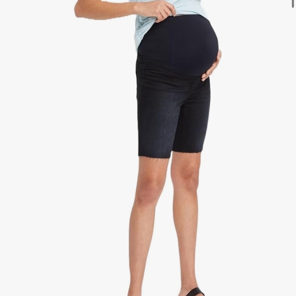 Isabel Maternity Bermuda shorts full panel